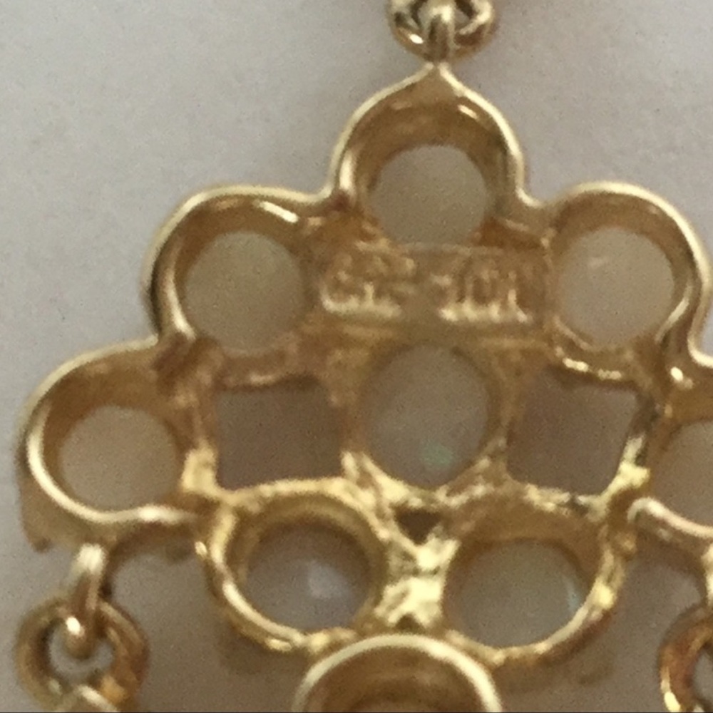 10k Chandelier Earrings - Picture 5 of 6